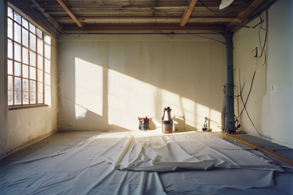 Professional spray painting for smooth even finish